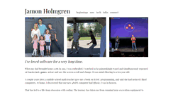 Desktop Screenshot of jamonholmgren.com