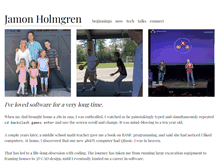 Tablet Screenshot of jamonholmgren.com